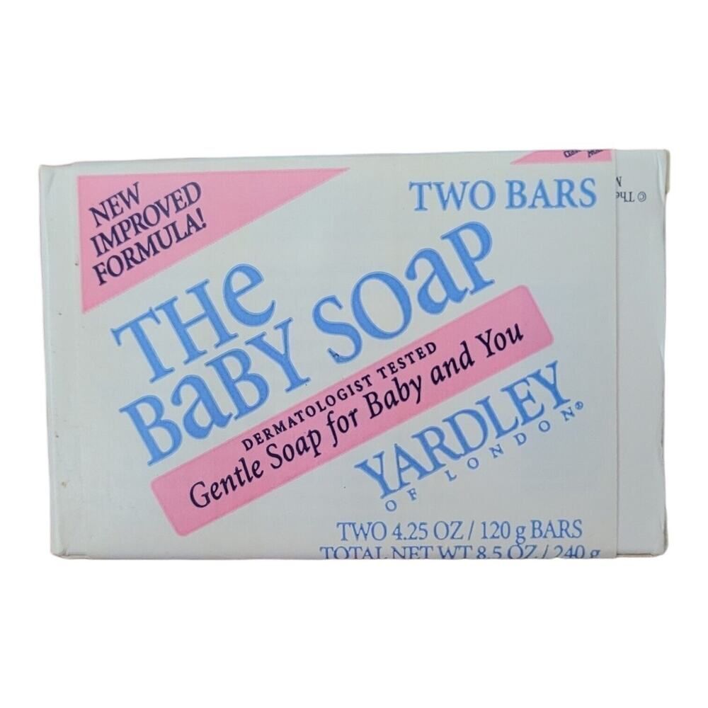 Vintage yardley of london baby soap two 4.25 Oz Bars NOS Rare Movie Prop
